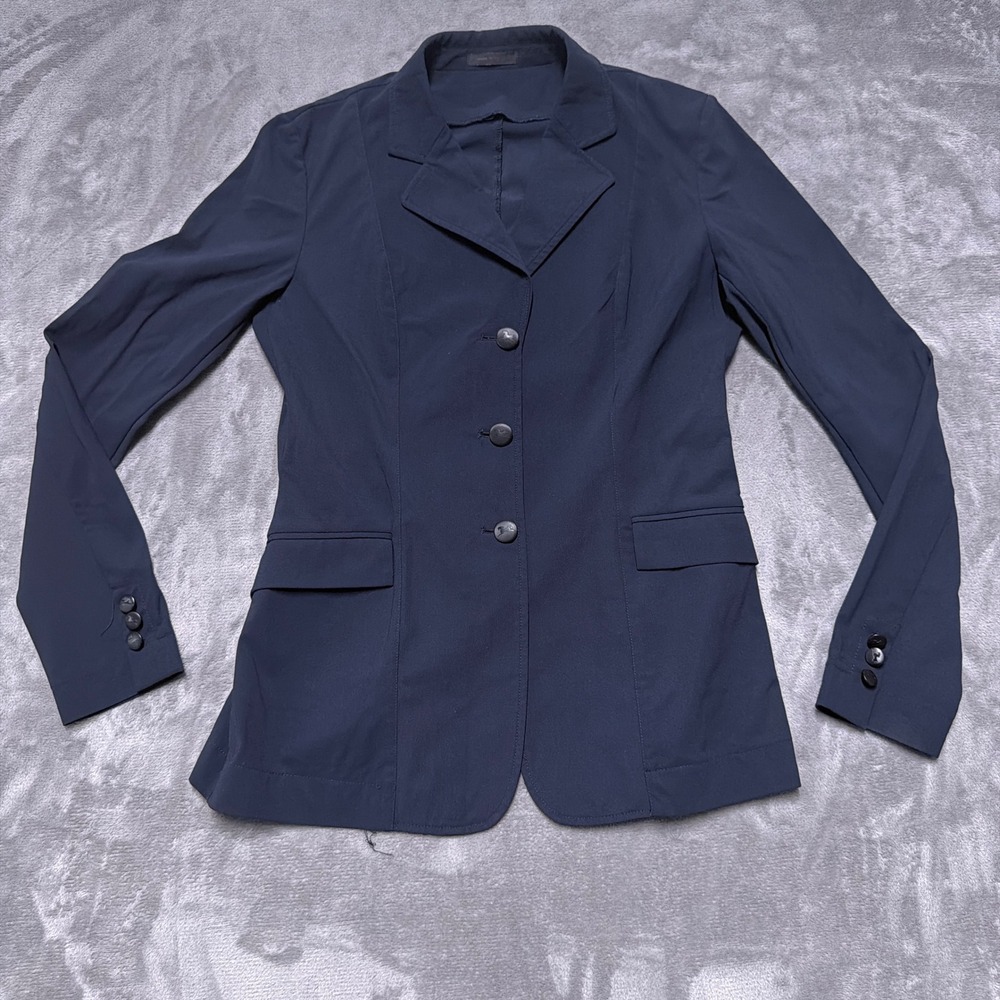 RJ Classics Xtreme Softshell Show Coat Womens 6L Navy Blue Equestrian Blazer